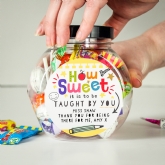 Thumbnail 4 - Personalised Sweet Jar for Teachers
