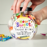 Thumbnail 4 - Personalised Sweet Jar for Teachers