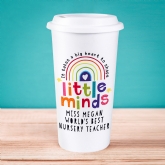 Thumbnail 1 - Personalised Shape Little Minds Travel Mug