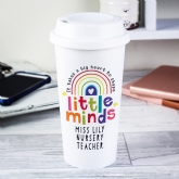 Thumbnail 2 - Personalised Shape Little Minds Travel Mug