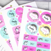 Thumbnail 1 - Personalised Unicorn Baby Sticker Set