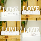 Thumbnail 1 - Personalised Wooden Love Ornament 