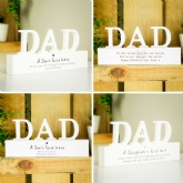 Thumbnail 1 - Personalised Wooden  Dad Ornament 