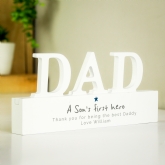Thumbnail 2 - Personalised Wooden  Dad Ornament 
