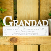 Thumbnail 7 - Personalised Wooden Grandad Ornament 