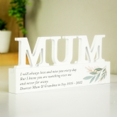 Thumbnail 2 - Personalised Wooden Mum Ornament 