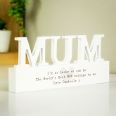 Thumbnail 8 - Personalised Wooden Mum Ornament 