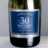 Thumbnail 2 - Personalised 30th Birthday Bottle of Prosecco