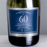 Thumbnail 2 - Personalised 60th Birthday Bottle of Prosecco