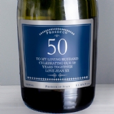 Thumbnail 2 - Personalised 50th Anniversary Bottle of Prosecco