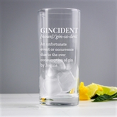 Thumbnail 1 - Personalised Gincident Hi Ball Glass