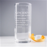 Thumbnail 3 - Personalised Gincident Hi Ball Glass