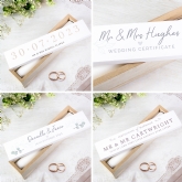 Thumbnail 1 - Personalised Wedding Certificate Holder 