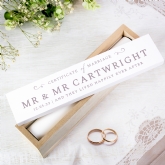 Thumbnail 11 - Personalised Wedding Certificate Holder 