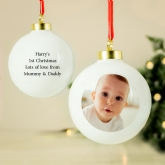 Thumbnail 3 - Personalised Photo Upload Christmas Baubles