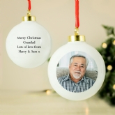 Thumbnail 4 - Personalised Photo Upload Christmas Baubles