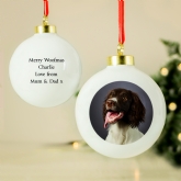 Thumbnail 6 - Personalised Photo Upload Christmas Baubles