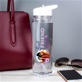 Thumbnail 1 - Personalised Floral "Best Ever…" Photo Upload Water Bottle