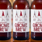 Thumbnail 2 - Personalised Christmas Gnome Brew Pack of 3 Beers