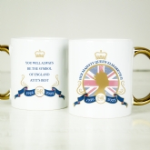Thumbnail 10 - Personalised Queen's Commemorative Gold Handle Mugs
