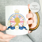 Thumbnail 7 - Personalised Queen's Commemorative Gold Handle Mugs