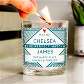 Thumbnail 2 - Personalised The Perfect Match Jar Candle