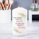 Thumbnail 3 - Personalised The Best Thing Pillar Candle