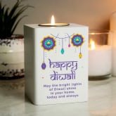 Thumbnail 2 - Personalised Diwali Wooden Tealight Holder