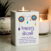 Thumbnail 4 - Personalised Diwali Wooden Tealight Holder