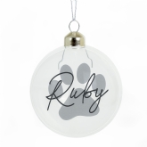 Thumbnail 4 - Personalised Pet Glass Christmas Bauble