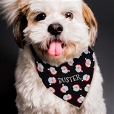 Thumbnail 4 - Personalised Santa Black Dog Bandana
