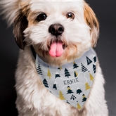 Thumbnail 4 - Personalised Christmas Tree Dog Bandana