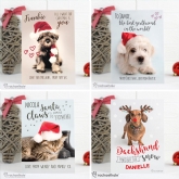 Thumbnail 1 - Personalised Rachael Hale Dog & Cat Christmas Cards