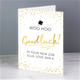 Thumbnail 1 - Personalised Good Luck Card