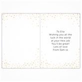 Thumbnail 2 - Personalised Good Luck Card