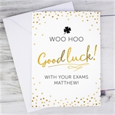 Thumbnail 3 - Personalised Good Luck Card