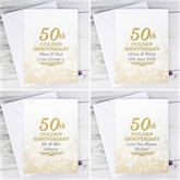 Thumbnail 3 - Personalised 50th Golden Anniversary Card