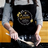 Thumbnail 1 - Personalised Queen Bee Black Apron