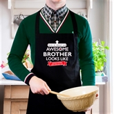 Thumbnail 2 - Personalised 'This is What an Awesome... Looks Like' Black Apron