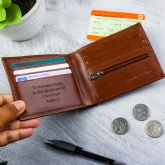 Thumbnail 4 - Personalised Free Text Leather Wallets