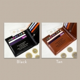 Thumbnail 2 - Personalised Free Text Leather Wallets