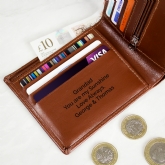 Thumbnail 6 - Personalised Free Text Leather Wallets