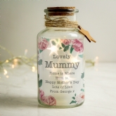 Thumbnail 11 - Personalised Floral LED Glass Jars