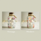 Thumbnail 2 - Personalised Floral LED Glass Jars