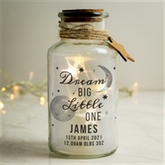 Thumbnail 2 - Personalised Dream Big LED Glass Jar