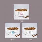 Thumbnail 2 - Personalised Pawprint Name Medium Pet Bowls