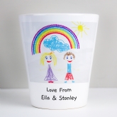 Thumbnail 3 - Personalised Childrens Drawing Plant Pot
