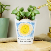 Thumbnail 4 - Personalised Childrens Drawing Plant Pot