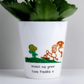 Thumbnail 5 - Personalised Childrens Drawing Plant Pot