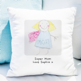 Thumbnail 1 - Personalised Childrens Drawing Cushion